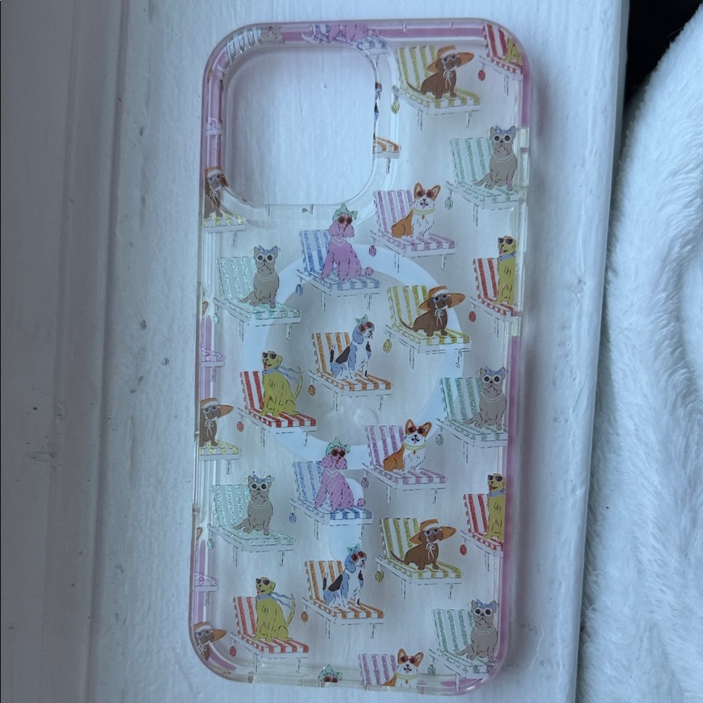 Cute Dog Pattern iPhone 17 promax Case MagSafe